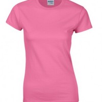 SKT042 cerise 071 short sleeved women' s round neck collar t-shirt 76000L quick personal printed logo pattern letters women' s tee breathable tshirts supplier price front view